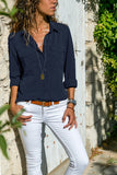 2025Ebaywish Autumn And Winter New Women's Shirt Collar Long-Sleeved Shirt Women's Clothing