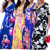 2025 Autumn And Winter Explosion Of Women's Sleeves Fat Mmv Tie Print With Waist Dress