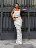 Middle East New Women's Fashion Sling Two Sets Of Scales Designed Sweet Spicy Half-Dress Set Elegant