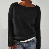 2025 Women's Explosive Sweater Solid Color Quiet Version Of The Basic Knitwear Shirt