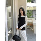 Spring Wear A Set Of High-End Fashion Sling T-Shirt Two Sets Of High-Rise Thin Legs Sleeves