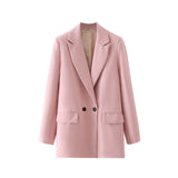2025 Women's Jacket Jacket Spring And Autumn Classic Repair Trend Two Buckle 23 Color Suit