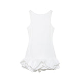 Mini Party Dress Women's Cascadal Short Dress 2025 Dress-Up Long Sleeves Of The Pool