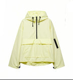 Women's 2025 New Three-Proof Fabric Hooded Multi-Color Jacket Jacket Jacket