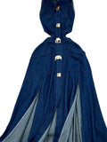 Thirteen Lines Of New Retro Clips Hollow Luthed Waists Thin Sleeveless Single Buckle A Word Open Fork Denim Dress