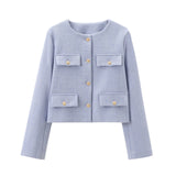 2025 Women's Autumn And Winter Fashion New 15 Color Jacket Small Scent Style Short Suit Jacket