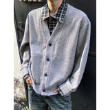 High Street Black And Gray Fashion Gradient Jeans Men And Women Retro Niche Design Sense Waist-Side Flared Trousers