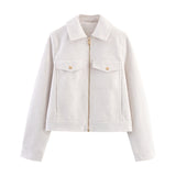 Women's 2025 New Soft Zippered Jacket Jacket