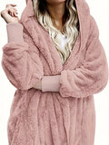 Mid-Term Long-Sleeved Long-Sleeved Hooded Long-Sleeved Jacket In Autumn And Winter 2025