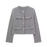2025 Women's Autumn And Winter Fashion New 15 Color Jacket Small Scent Style Short Suit Jacket