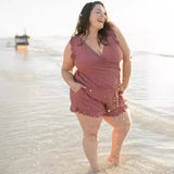 Summer 2025 New Surf Striped Tight-Up Sling Sleeveless Temperament Commuting Jumpsuit Women