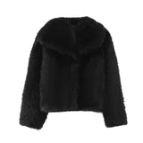 2025 New Artificial Fur Effect Short Coat
