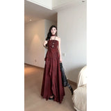 Pure-Hearted Hottie Breast Vest Women's Summer Design Sense Of Small High Waist Hanging Feeling Slim Skirt Suit
