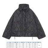 Women's Clothing 2025 New Winter Street Fashion Cotton Long Sleeves Up Loose Cotton Coat