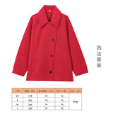 2025 Women's Autumn New Fashion Asymmetric Blending Short Loose Coat Coat