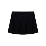 2025 Autumn And Winter Elastic High Waist 100 Folds Skirt Women Short A-Word Bag Hip Wear Thick Hairs Of The Skirt White