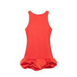 Mini Party Dress Women's Cascadal Short Dress 2025 Dress-Up Long Sleeves Of The Pool