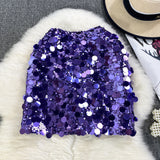 High-End Fashion Sleek Dress Girl Summer High-Waisted A-Word Ultra-Short Skirt Small Swab A Hip Skirt Half Skirt