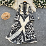 Miyake Folded Dress Women 2025 Spring Dress High Fashion High Fashion High-Grade High-Rise Thin Print Embossed Skirt