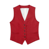 Women's 2025 Spring New Fashioned Colored Flax-Blend Vest + Shorts Set
