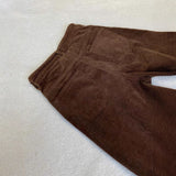 Millard Coffee Color Wick Plus Velvet Sleeves Sleeves Women Autumn And Winter Small High-Waist Loose Loose Thickened Long Pants