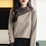 Autumn And Winter Fashion Loose Lazy Sweater Comfortable Imitation Sable Coat Female Purple French Gentle Wind Korean Version