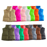 Women's Clothing 2025 New Women's Dress Color 9 Color Collar Vest Vest