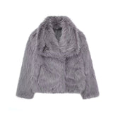 Women's Thick Lamb Fur Black Coat Women's Winter 2025 New Fur
