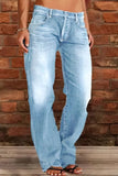 Exploding Wish Ladies Jeans Slimming Water Wash Thorn Trousers Trousers Nk205