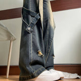Spring And Autumn High-Rise Jeans 2025 Winter New Design Oversize Handsome Couple Trousers