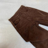 Millard Coffee Color Wick Plus Velvet Sleeves Sleeves Women Autumn And Winter Small High-Waist Loose Loose Thickened Long Pants