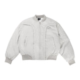 Deconstructing Curved Flying Cotton Jacket Boxy Loose Warm Cotton Coat Men And Women The Same Fried Street Clothes