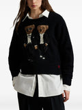 New Thin Cotton-Dished Cotton-Dunged Cartoon Bear Dolls Long-Sleeved Knitwear Shirts For Autumn And Winter 2025