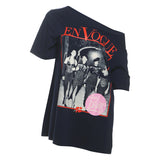 Fashion 2025 New Women's Dress Retro Hottie With Personalized Street Print Loose Top