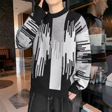Korean Version Of High Street Clothes Men In Spring And Autumn 2025 New Trendy Languid Knitted Sweater Long Sleeves