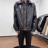 The Handsome Niche Fashion Jacket Men's Locomotive Jacket New Literary Simple Pop Harajuku Wave