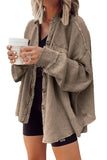 Autumn 2025 New Coat Fashion Casual Collar Pocket Splicing Irregular Shirt Jacket Woman