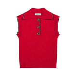 Women's Clothing 2025 Spring New Street Fashion Personality Set Knitted Vest Vest