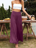 2025 Summer Leisure Wide-Legged Cotton Pop High-Waisted Loose Trousers Women's Trousers