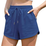 2025 Women With Pocket Sports Shorts Fashion Shorts Drawstring Summer Workout Running Casual Leisure Shorts