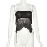 2025 Summer Fashion Trend Women's New Hanging Neck Repair Body Bumping Small Vest