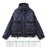 Women's Clothing 2025 New Winter Street Fashion Cotton Long Sleeves Up Loose Cotton Coat