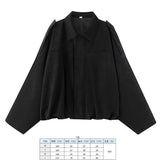 Women's 2025 New Bat Sleeve Loose-Fitting Velvet Bomber Jacket Jacket