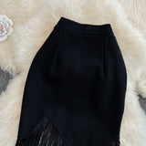 Packpost Fashion 2025 Spring Bohemia Art Retro Women's Ass Skirts
