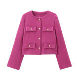 2025 Women's Autumn And Winter Fashion New 15 Color Jacket Small Scent Style Short Suit Jacket