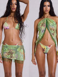 New Sexy Fashion Bead Prints Half-Dress In Summer 2025