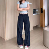 Black Quick-Drying Spant Sweatpants Women's Thin 2025 New Summer Small Straight-Legged Trousers