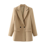 2025 Women's Jacket Jacket Spring And Autumn Classic Repair Trend Two Buckle 23 Color Suit