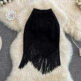 Packpost Fashion 2025 Spring Bohemia Art Retro Women's Ass Skirts
