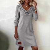 2025 New Women's Summer Pregnant Women V-Neck Dress Loose Comfortable And Casual